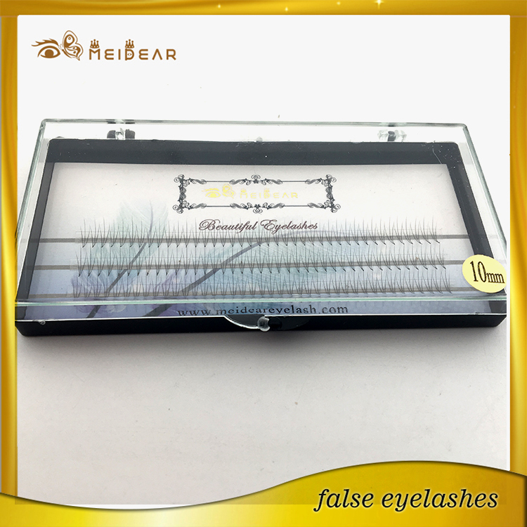 Factory offer best quality striking pre-fanned volume lashes extension and custom box service